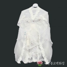 [S]레이스 小 선녀복 색상 2가지 - 흰색(3.4세,9.10세)  [동녀복]