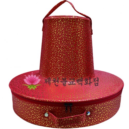 레자꽃갓모자통,모자가방
