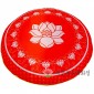 양단 원방석: 연꽃무늬 빨강색(70cm/100cm)
