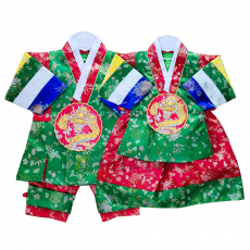 돌쟁이아가한복(초록),작은동자동녀복,정복,영가옷,조상옷-4가지색상